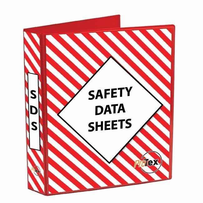Safety Data Sheet Binder Red/White 4 Ring Binder A4 SafetyHQ