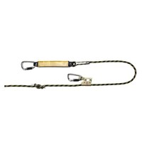 B-Safe Single Tail Adjustable Lanyard Kernmantle Rope- 2m with Triple Action Karabiners BL02402A
