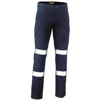 Bisley Taped Stretch Cotton Drill Cargo Pants