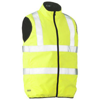 Bisley Taped Hi Vis Reversible Puffer Vest