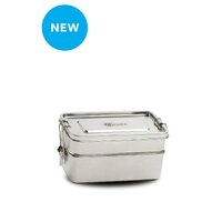 Cheeki 1.2 Litre Stainless Steel Lunch Box Double Stacker