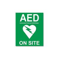 AED Window Sticker 100 x 120mm