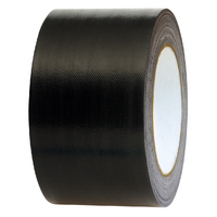 Husky Tape 24x Pack 104 Black Cloth Tape 72mm x 25m