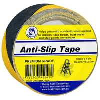 Husky Tape 6x Pack 450 Black/Yellow Anti Slip Tread Tape 50mm x 4.5m