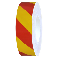 Husky Tape 4x Pack 5007 Reflective Tape Red/Yellow 48mm x 45m Right Stripe