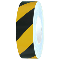 Husky Tape 3x Pack 5007 Reflective Tape Black/Yellow 72mm x 45m Left Stripe