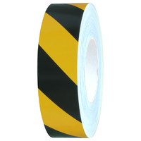 Husky Tape 3x Pack 5007 Reflective Tape Black/Yellow 72mm x 45m Right Stripe