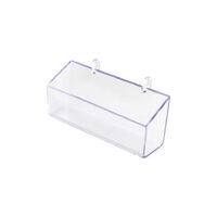Pegboard BUSINESS CARD HOLDER 98x42x31mm Clear Pack of 2.
