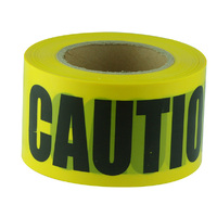 Barricade Tape Caution black on yellow