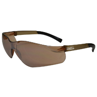 NEVADA Safety Glasses with Anti-Fog Bronze Mirror Lens