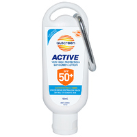 SPF 50+ Suncreen Lotion 60ml with Carabiner 6x Pack
