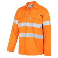 WORKIT Fire Resistant RIPSTOP FR Inherent 215gsm Taped Shirt