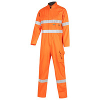 WORKIT Hi-Vis 2-Tone Tropical Lightweight Taped Coverall with Zip Closure