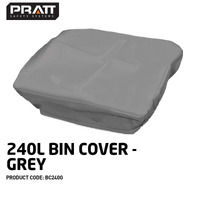 240l Bin Cover Grey