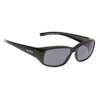 Ugly Fish P106 Shiny Black Frame Smoke Lens Fashion Sunglasses