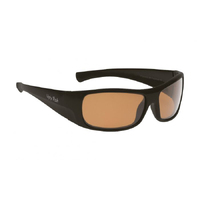 Ugly Fish P3044 Matt Black Frame Brown Lens Fashion Sunglasses