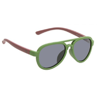 Ugly Fish PKR 776 Green Frame Smoke Lens Fashion Sunglasses