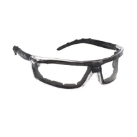 Ugly Fish Guardian with Positive Seal Matt Black Frame Clear Lens Safety Sunglasses