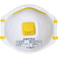 P1V Disp Respirator 10x Pack White Regular