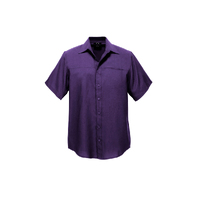 Biz Collection Mens Plain Oasis Short Sleeve Shirt