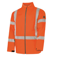 Bool Workwear Hi-Vis Flame Retardant & Anti-Static Softshell Jacket with Segmented FR Tape