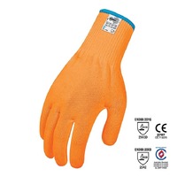 Force360 Cut 5 Hi-Vis Orange Food 13 gauge Glove 12 Pack
