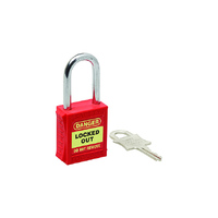 Economy Red Safety Padlock UL410LT 75mm Shackle